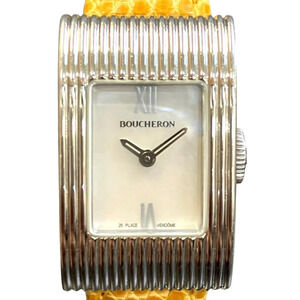 Boucheron Reflet watch, total weight 24.0g, stainless steel, quartz movement,...